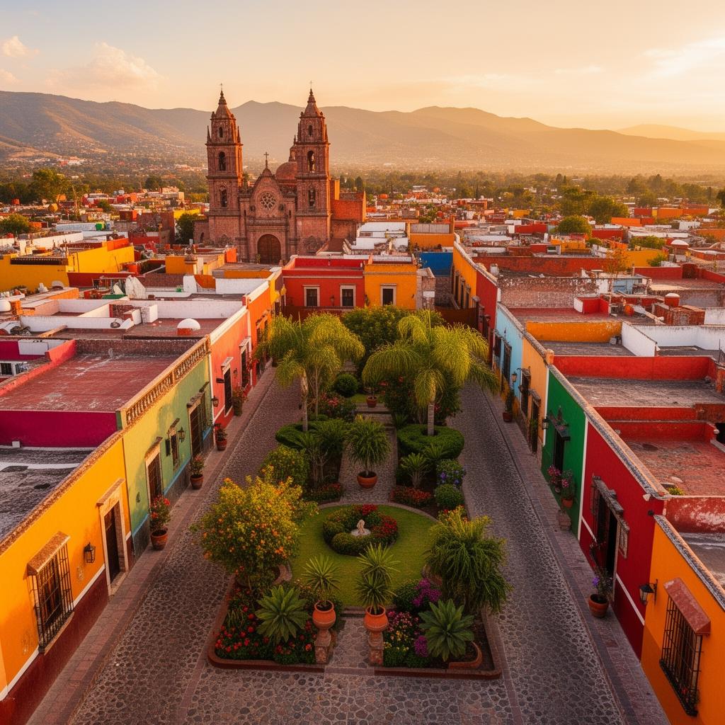 Aerial view of San Miguel de Allende